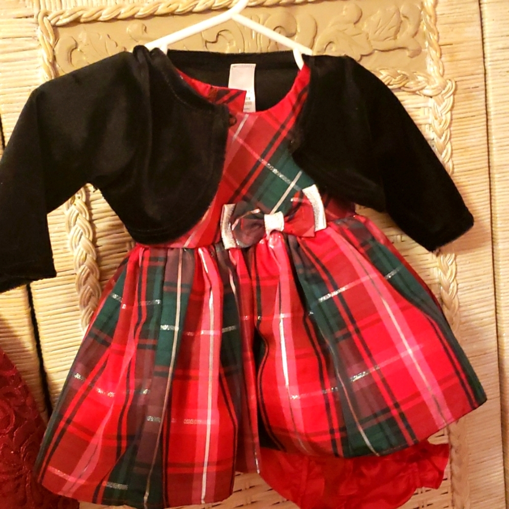 Newborn Christmas dress